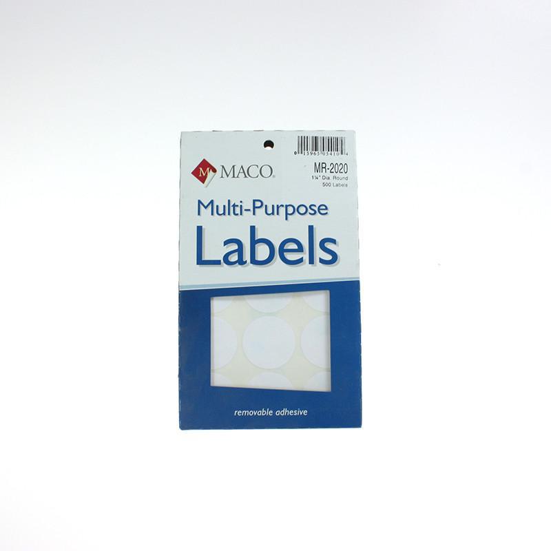 1-1/4" Round Labels (500/Box)