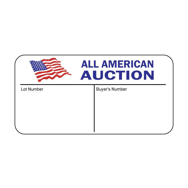 2" x 4" Custom White Label (500 Labels) Full Color Print