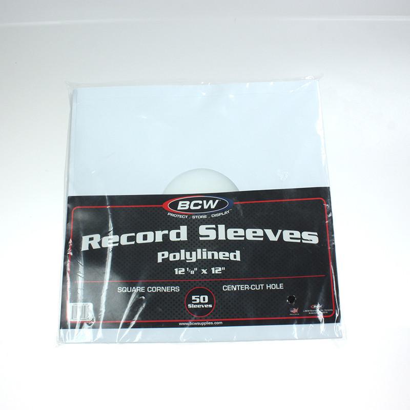 33 RPM Record Polylined Paper Sleeves (50/Pack)