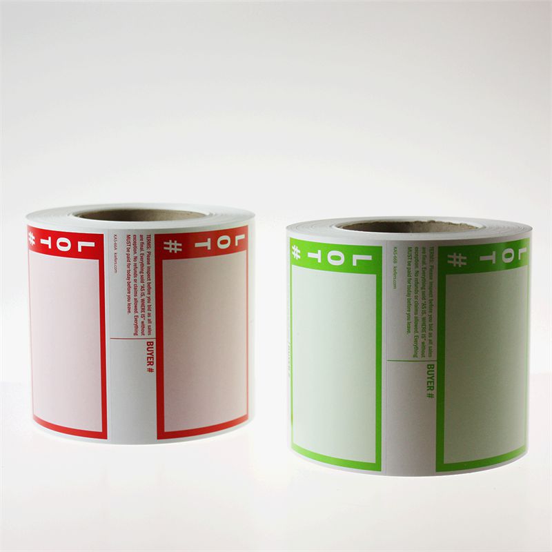 4" x 5" Extra Heavy Commercial Labels (500/roll)