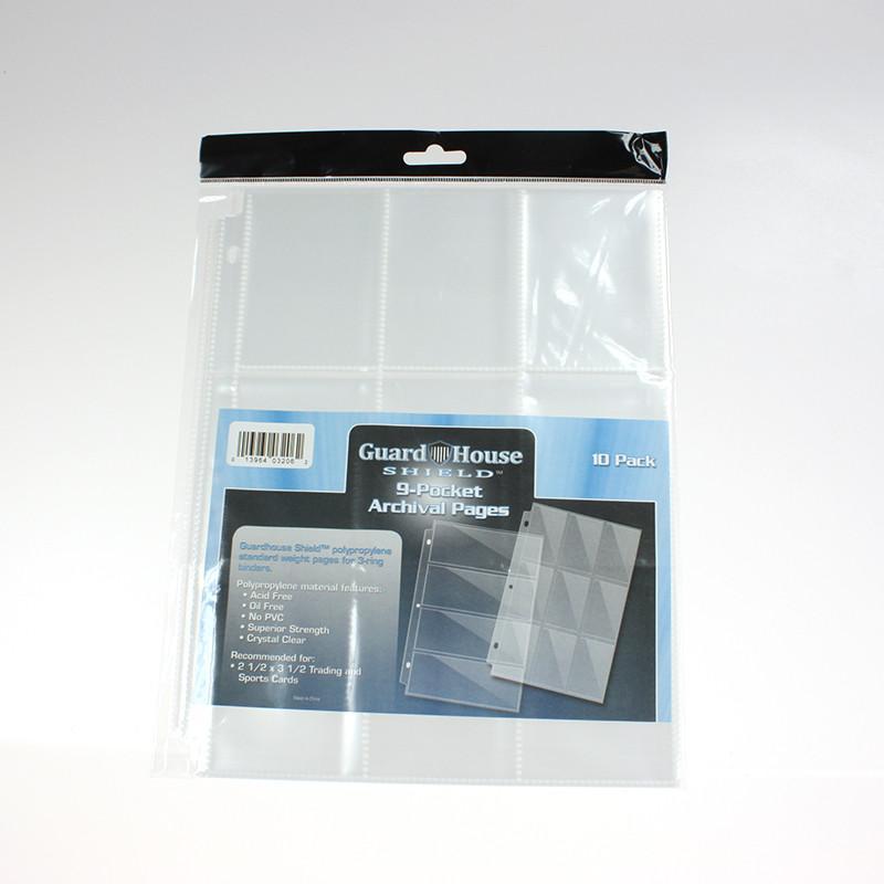 9 Pocket Archival Pages (10/Pack)