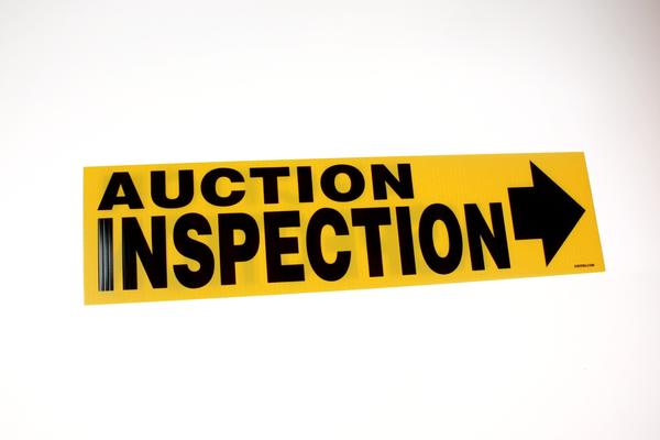 Auction Add On 6” x 24” Coroplast Signs (10/Pack)