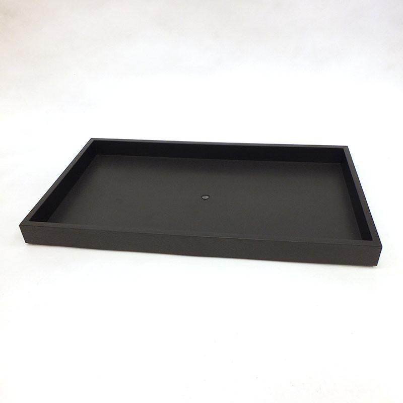 Black Plastic Tray 14-3/4" x 8-1/2" x 1"