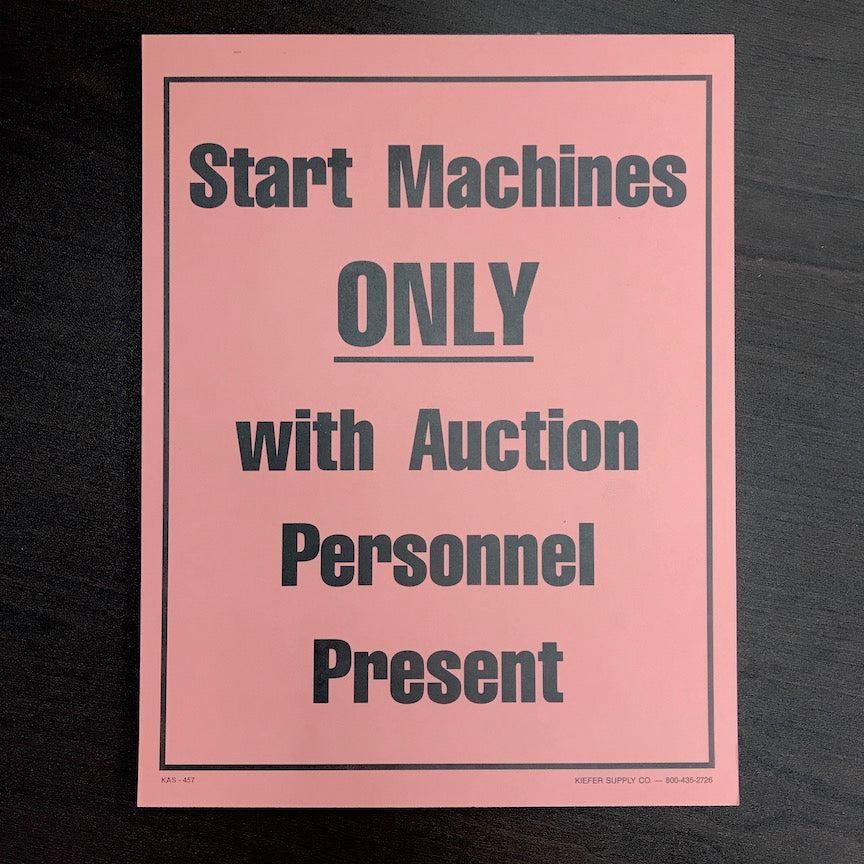 Bulk Instructional Signs (25/Pad)