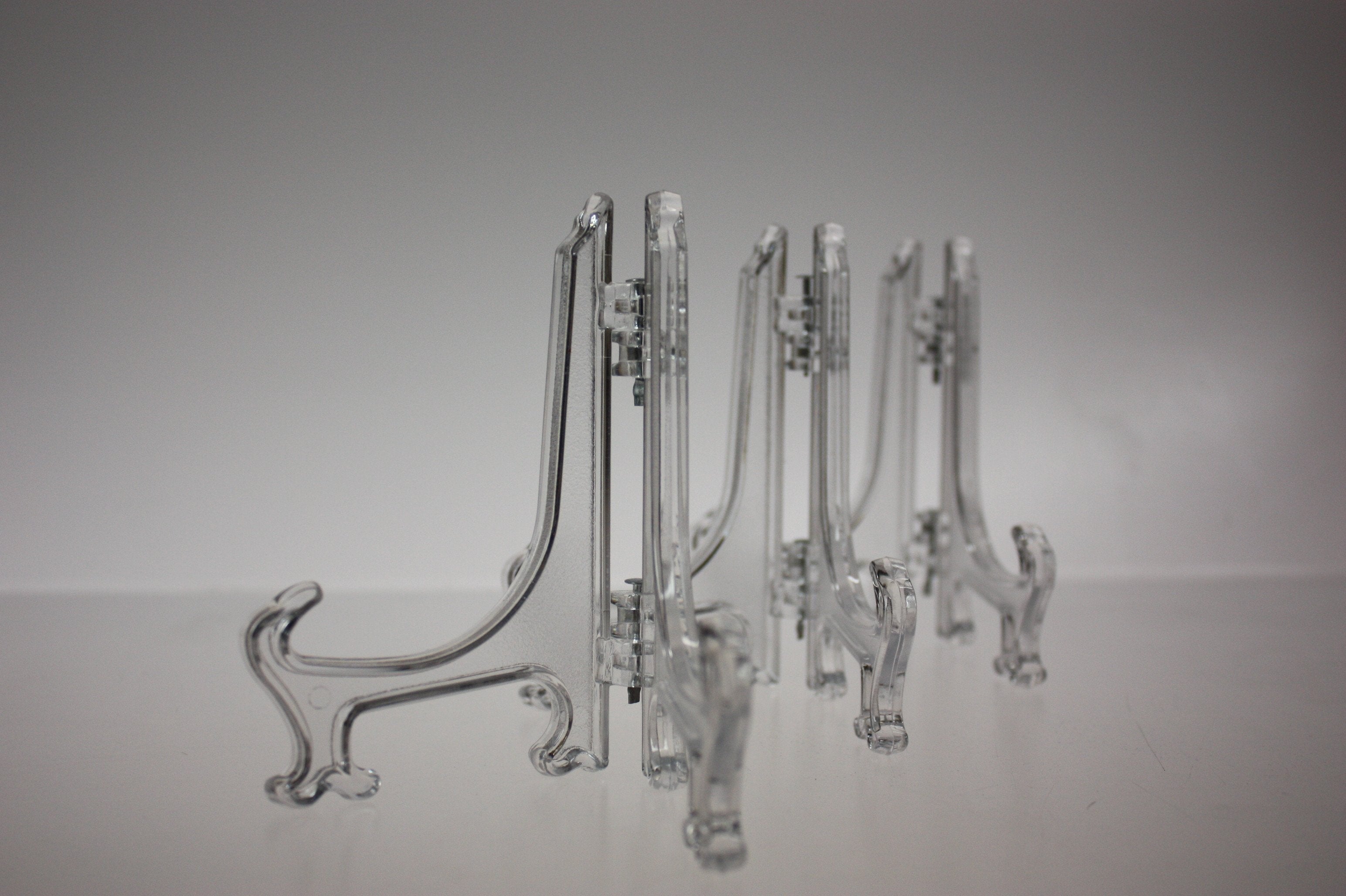 Clear 4-1/2" Folding Easels - Box of 15