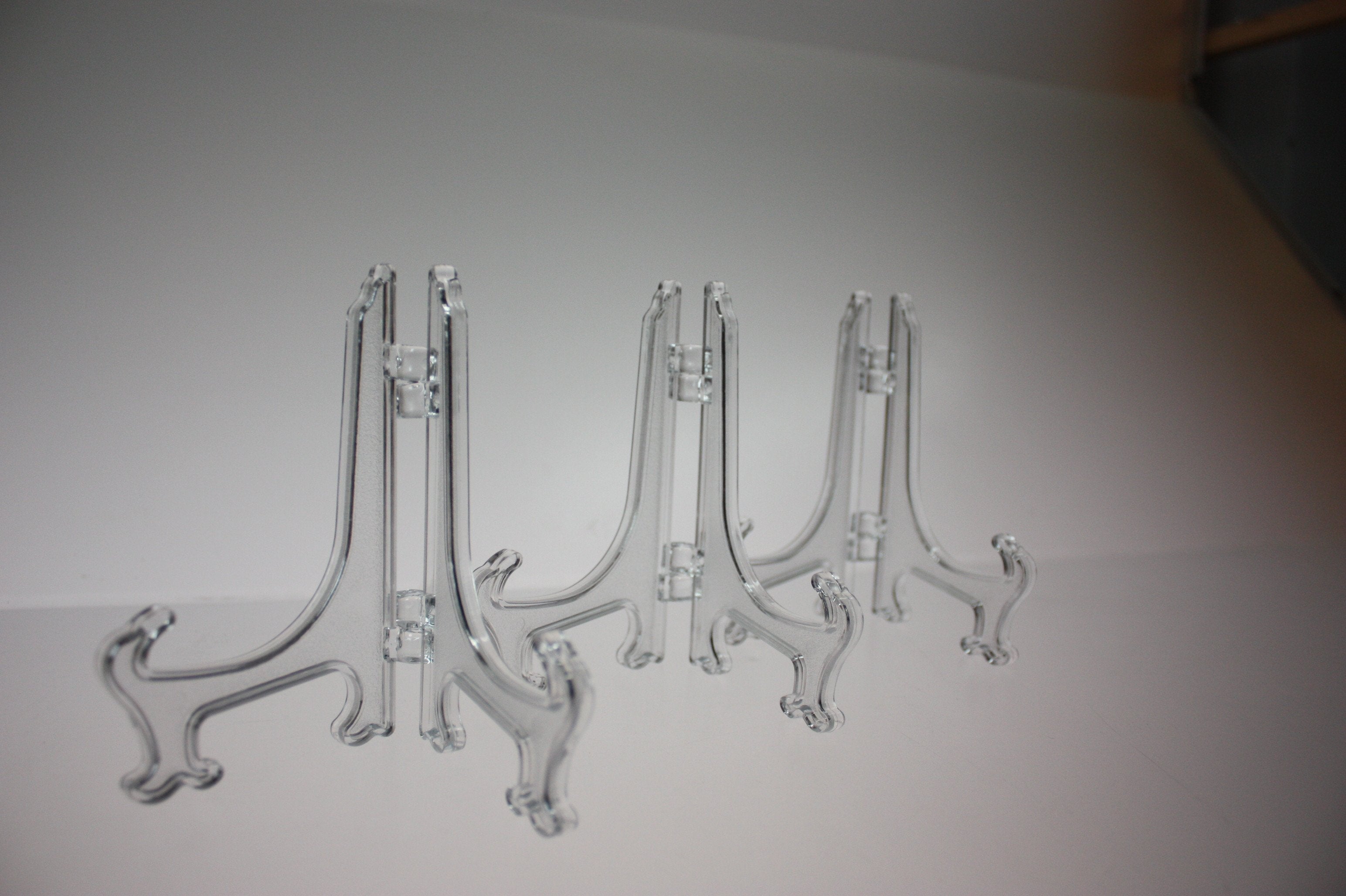 Clear Folding Display Easels - 3 Sizes