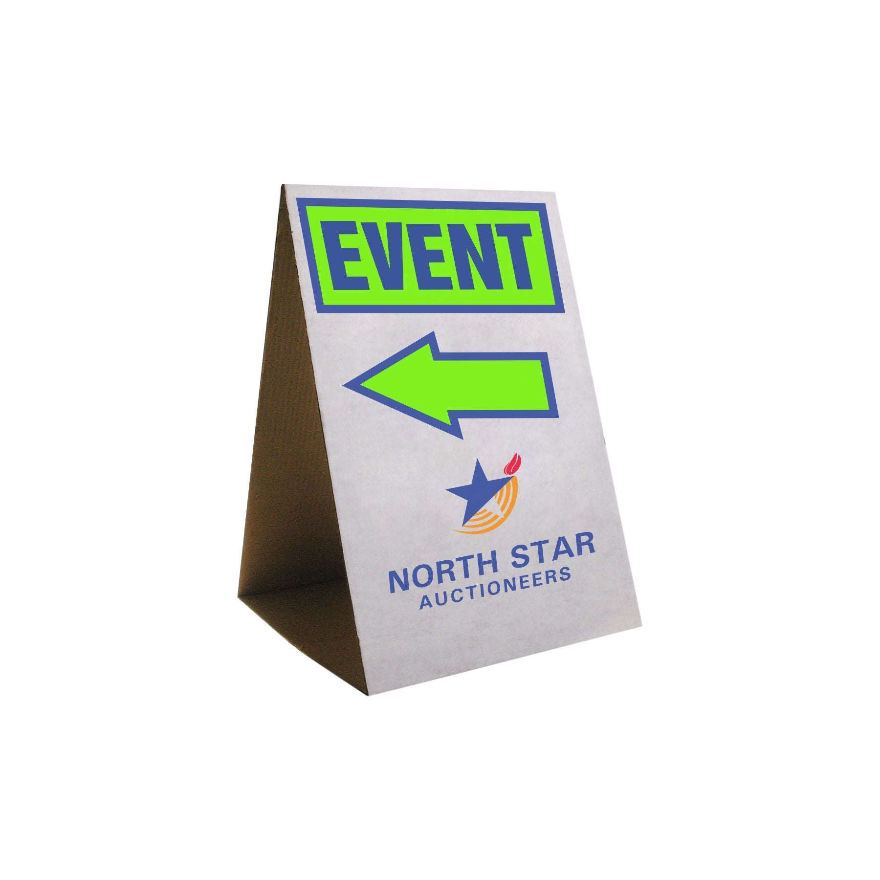 Custom Cardboard Tent Street Signs (25/pack)