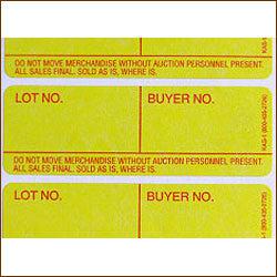 Style 1 Lotting Label - Super Stick (1000/roll)