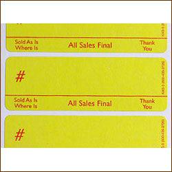 Style 3 Lotting Label - Super Stick (1000/roll)