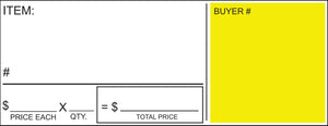 Clerk Tickets/Sheets