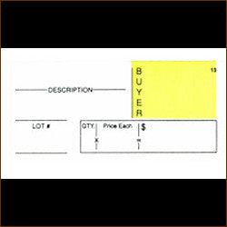 24 Ticket Clerk Sheets w/ Custom Backside Print (500/Pack)