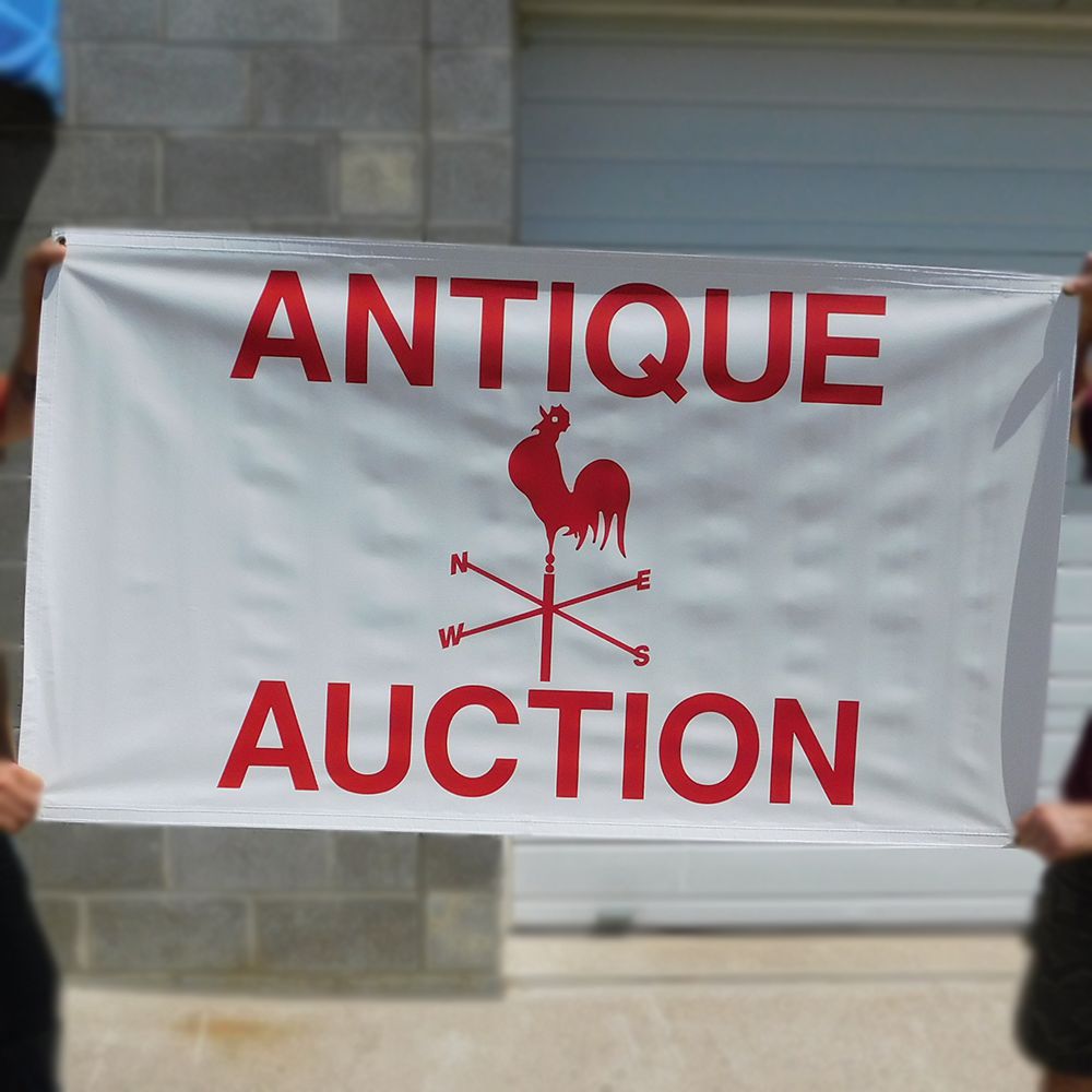 3' x 5' "Antique Auction" Banner