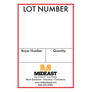 Custom Auction Labels | Custom Product Labels | Kiefer Auction Supply