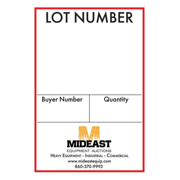 Custom Auction Labels | Custom Product Labels | Kiefer Auction Supply