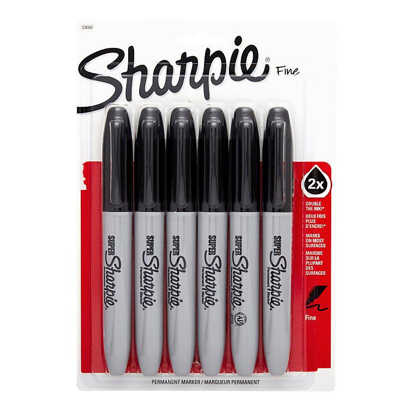 6 Pack Sharpie Super Markers