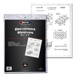 8-1/2" x 11-1/4" Document Sleeves (100/Pack)