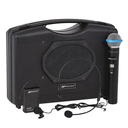 Amplivox Audio Portable Buddy with Wireless Microphones