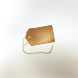 Antique Gold Tag - (100/Box) 2 Sizes