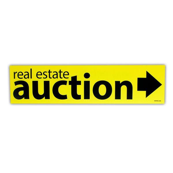 Auction Add On 6” x 24” Coroplast Signs (10/Pack)