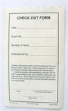 Check Out Forms, 2 or 3-Part (250/Pack)