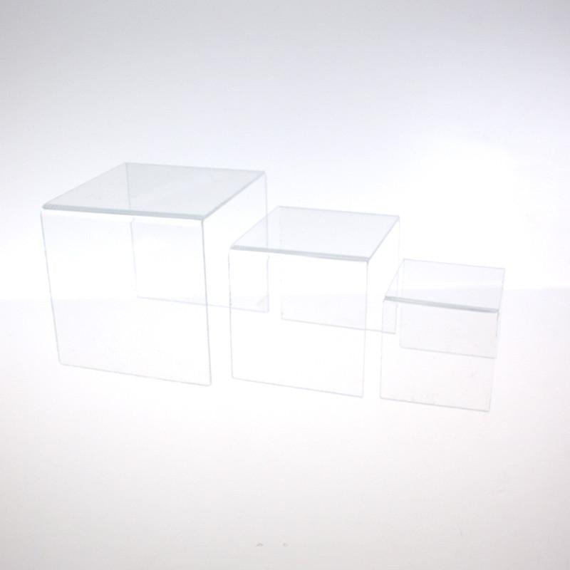 Clear Acrylic Risers - 3 Sizes