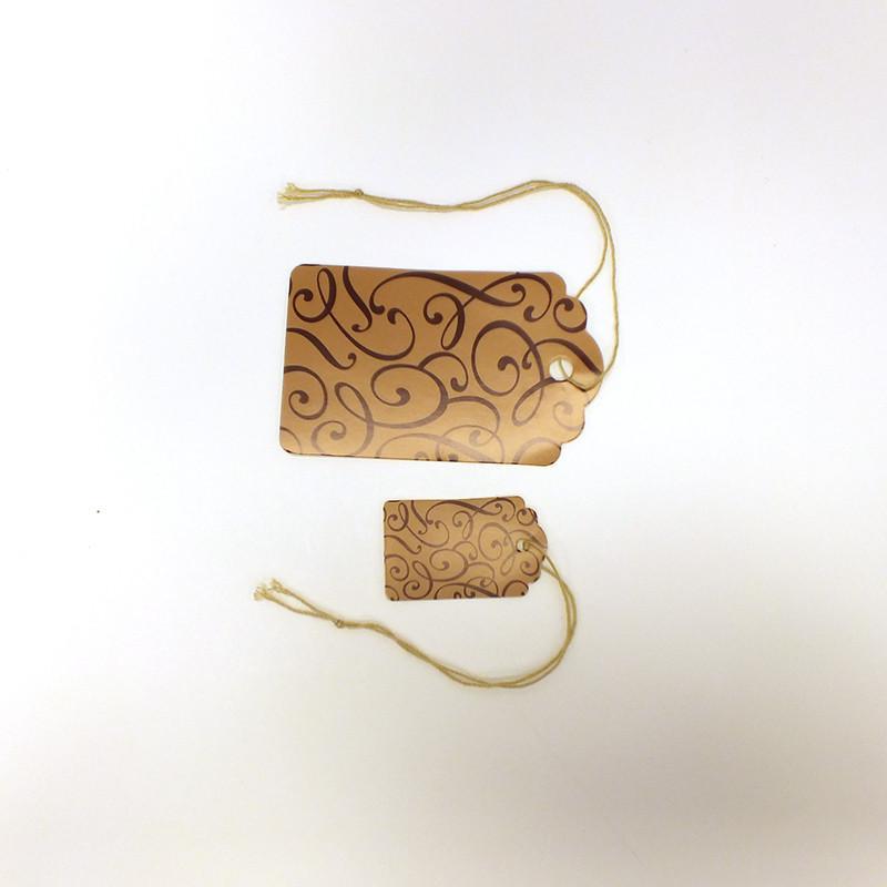Cocoa Script Tag (100/Box) - 2 Sizes