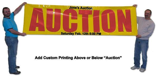 Custom “Auction” Banners (Several Options)
