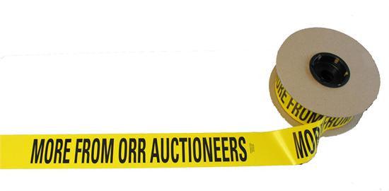 Custom Barricade Tape - 1000 ft rolls (3 roll minimum)