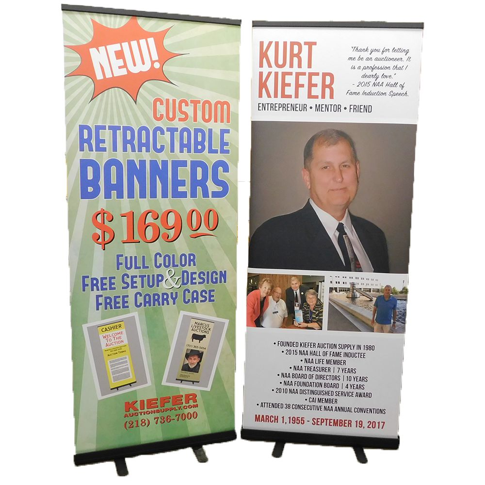 Custom Retractable Banner (3 sizes)