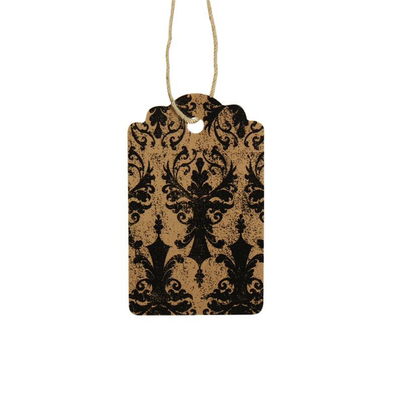 Damask Tag (Box of 100) 2 Sizes