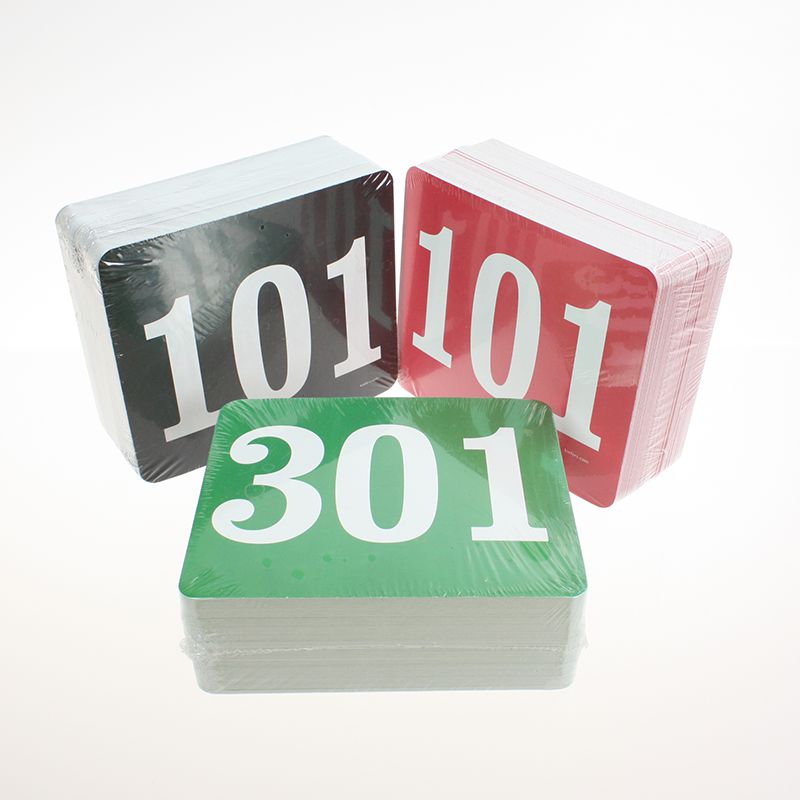 Extra Bold & Thick Bid Cards (100/set) 6 colors
