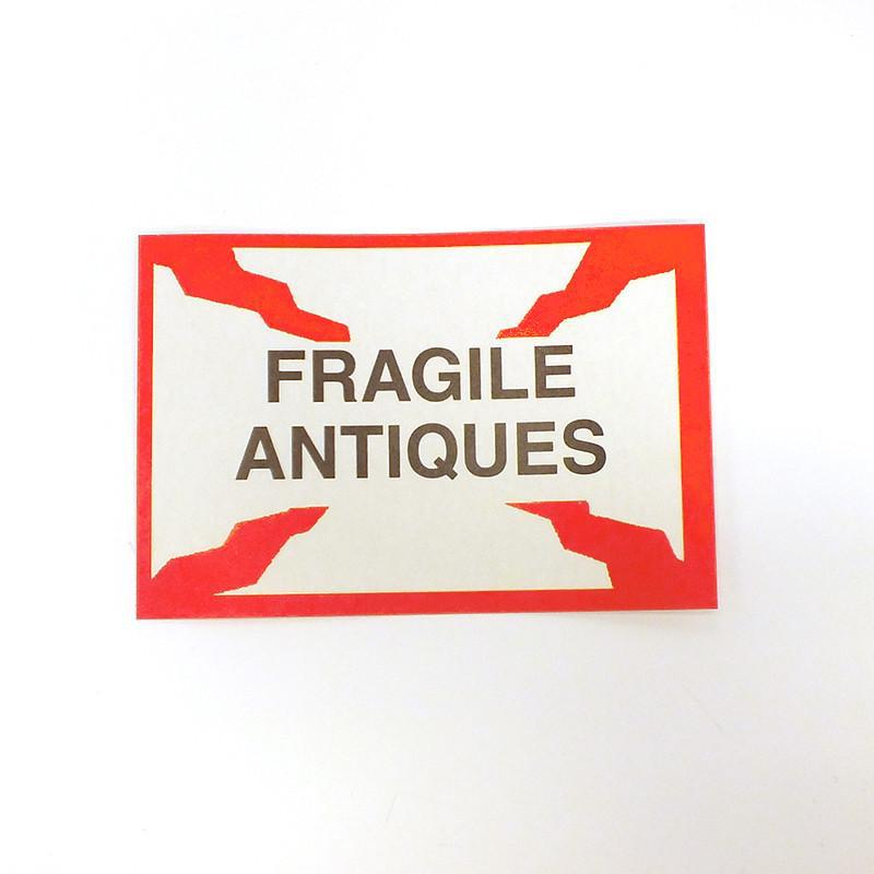 Fragile Antiques Self Adhesize Label (Pack of 50)