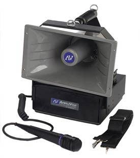 Half Mile Hailer Sound System by Amplivox with hardwired mic