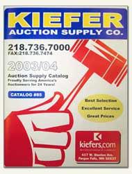 Kiefer Auction Supply Catalog