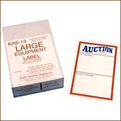 Large Equipment Labels, 6" x 8-1/2" (100/pack)