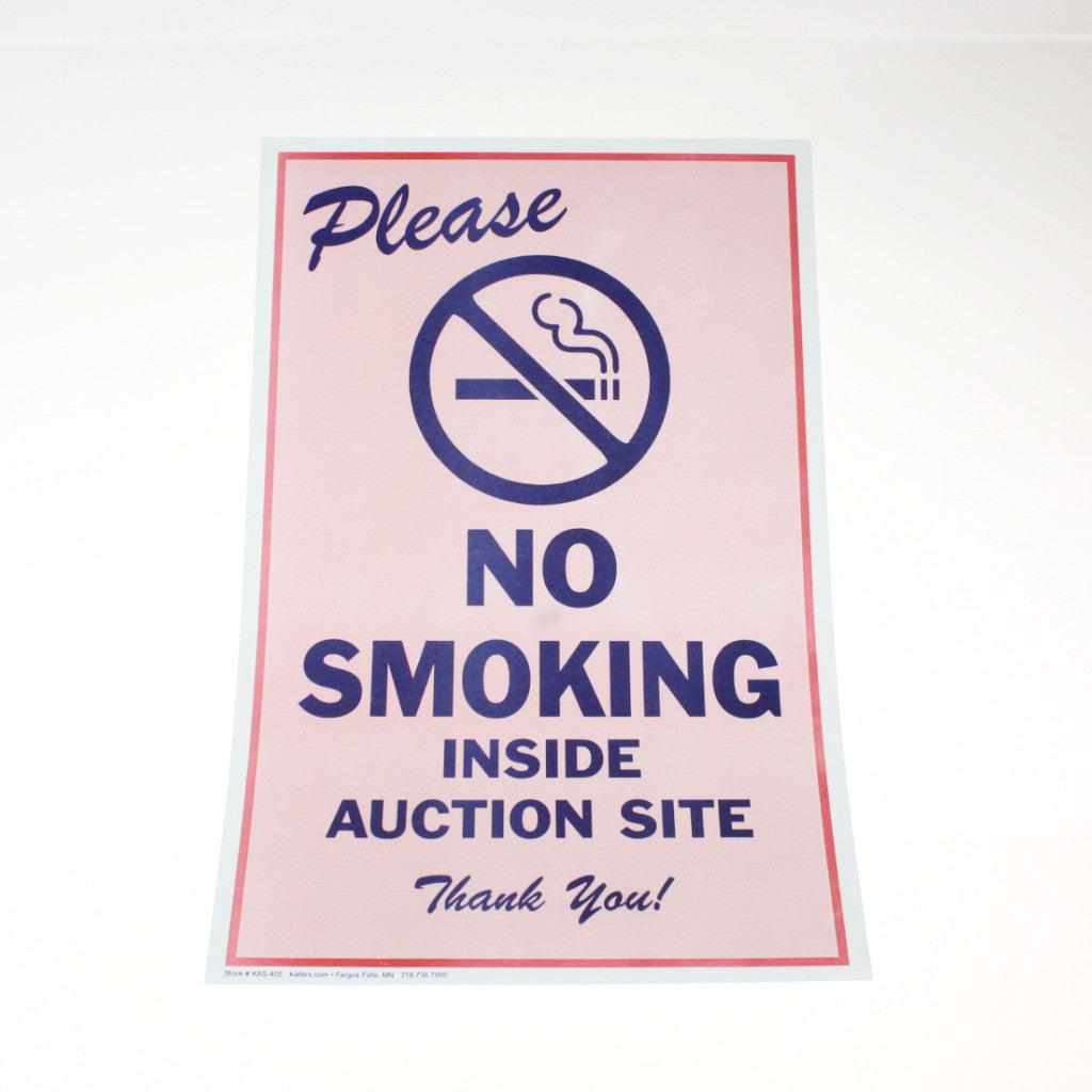 No Smoking 11 x 17 Laminated Sign