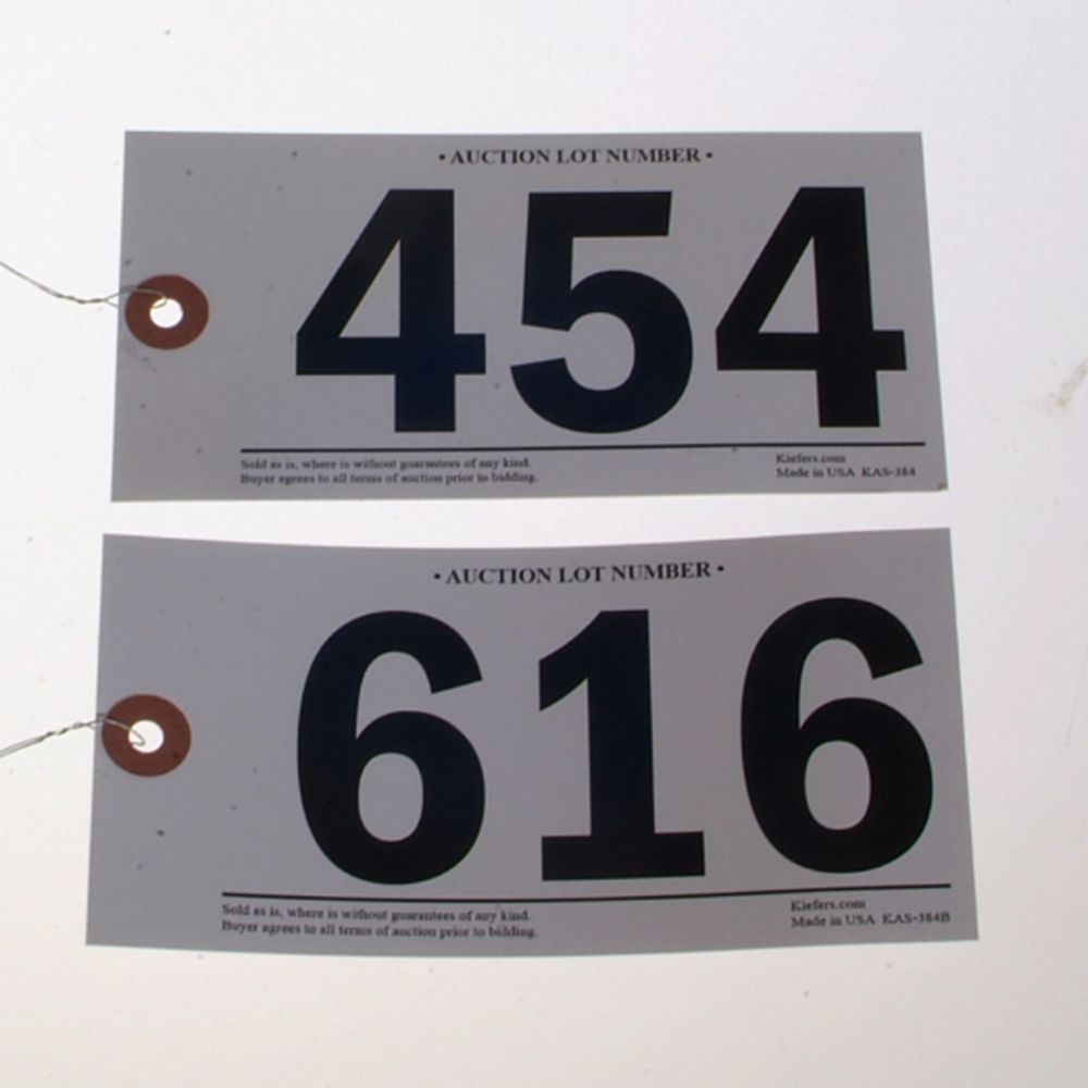 Numbered Power Tag, Size #4, Wired (500/Box)