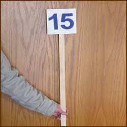 Numbers on Stick - PreNumbered