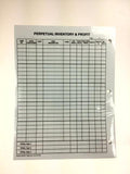 Perpetual Inventory & Profit Sheets (100/pack)