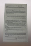 Personal Property Legal Length Contract (50/pack) 2 or 3 part