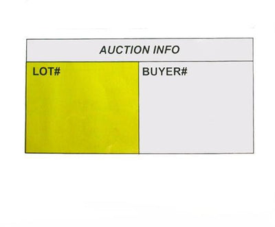 Custom Auction Labels | Custom Product Labels | Kiefer Auction Supply