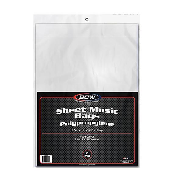 Sheet Music Sleeves (Pack of 100)
