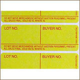 Style 1 Lotting Label - Super Stick (1000/roll)