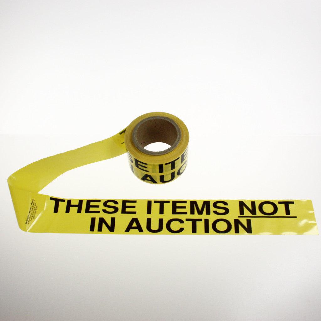"THESE ITEMS NOT IN AUCTION" Barricade Tape - 2 lengths