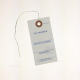 Weatherproof "Tuff" Printed Tags - Wired (1000/box)