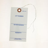 Weatherproof "Tuff" Printed Tags - Wired (1000/box)