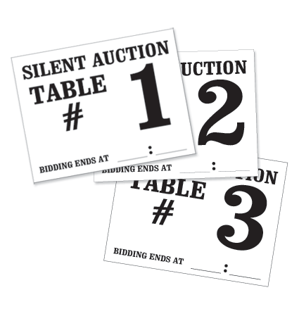 silent auction bidding end time